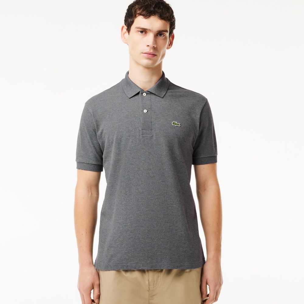 Lacoste Shirt Mens Size 5 US Large Gray Polo Devanlay